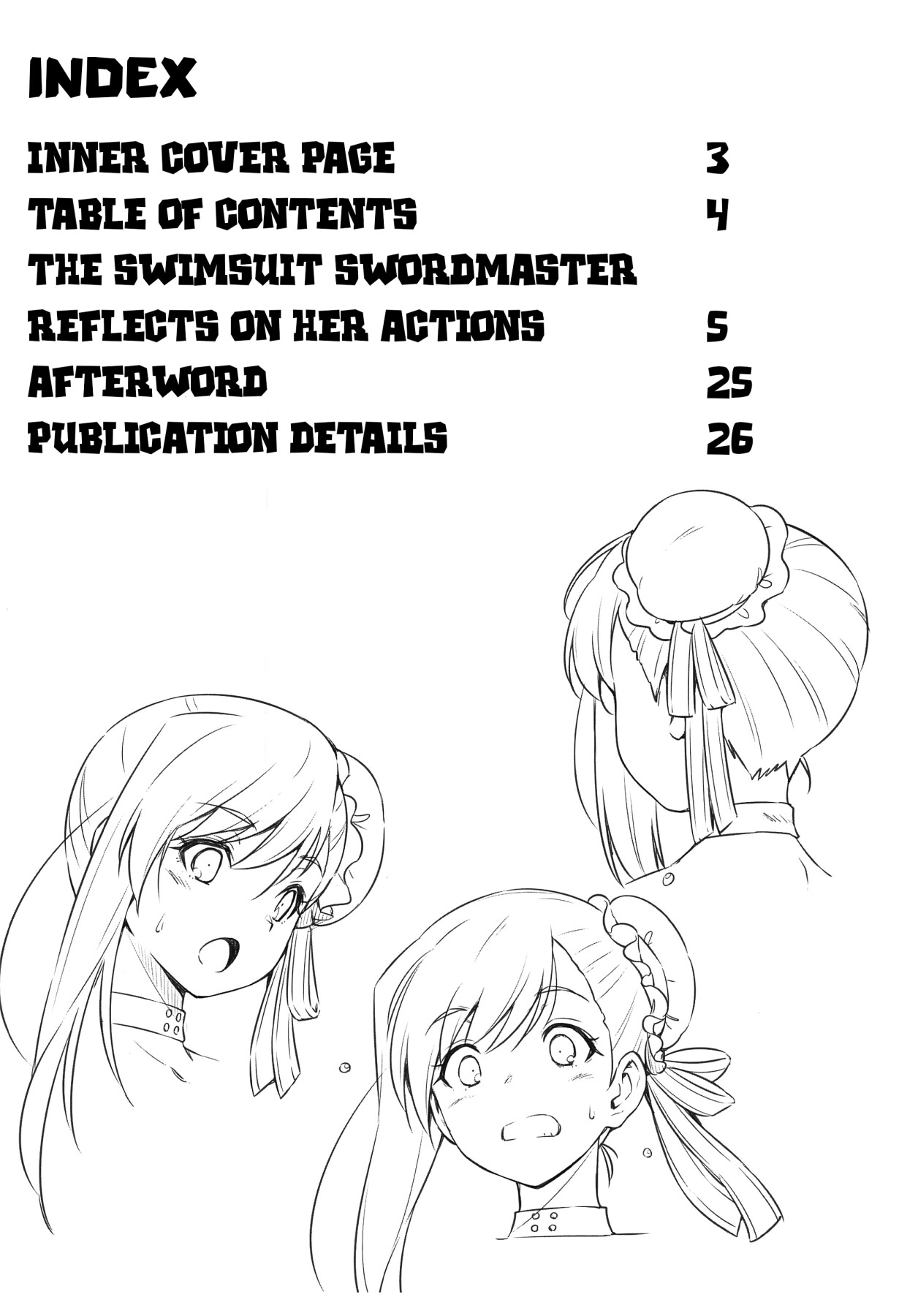 Hentai Manga Comic-The Swimsuit Swordmaster reflects on her actions-Read-2